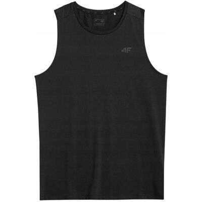 4F T-Shirt Koszulka Męska Czarna Bezrękawnik Xxl 4F T-Shirt Koszulka Męska Czarna Bezrękawnik Xxl