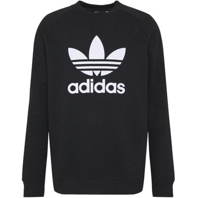 Adidas Adicolor Classics Trefoil Crewneck Sweatshirt H06651 męska Bluza sportowa czarna Adidas Adicolor Classics Trefoil Crewneck Sweatshirt H06651 męska Bluza sportowa czarna
