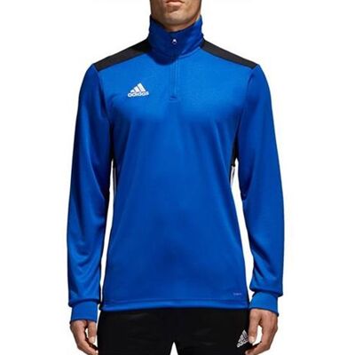 Adidas Bluza sportowa dziecięca, Regista 18 TR Top sportowy Y CZ8655, niebieski, rozmiar 140 Adidas Bluza sportowa dziecięca, Regista 18 TR Top sportowy Y CZ8655, niebieski, rozmiar 140