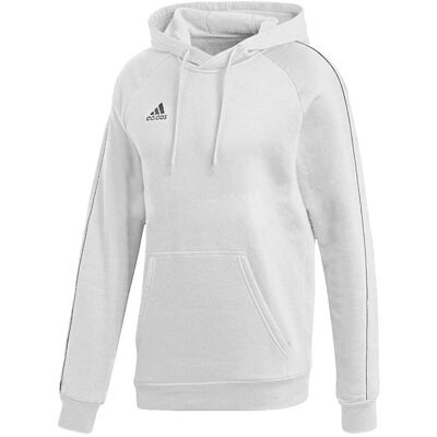 Adidas Bluza sportowa męska, Core 18 Hoody FS1895, biały, rozmiar L Adidas Bluza sportowa męska, Core 18 Hoody FS1895, biały, rozmiar L