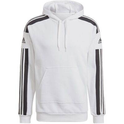 Adidas Bluza sportowa, Squadra 21 Sweat Hoody GT6637, biały, rozmiar L Adidas Bluza sportowa, Squadra 21 Sweat Hoody GT6637, biały, rozmiar L