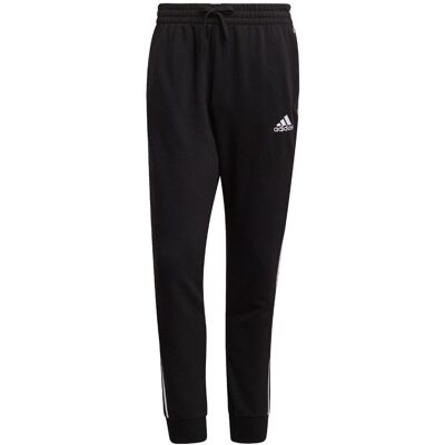 Adidas Essentials French Terry Tapered Cuff 3-S spodnie 831 : Rozmiar - M Adidas Essentials French Terry Tapered Cuff 3-S spodnie 831 : Rozmiar - M