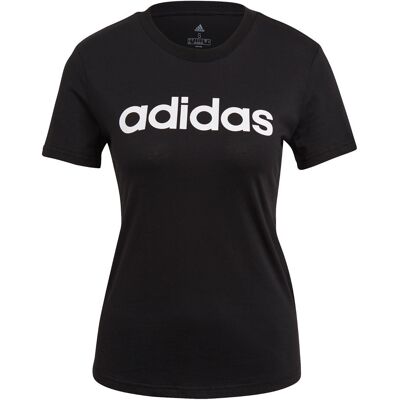 Adidas Essentials Slim Logo Tee Damska Czarna (GL0769) Adidas Essentials Slim Logo Tee Damska Czarna (GL0769)