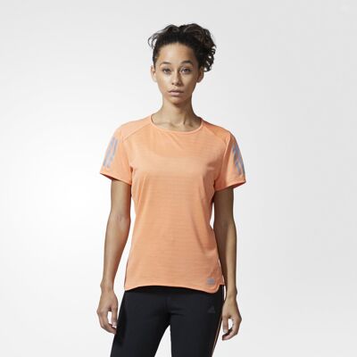Adidas Koszulka damska, Response Tee W, pomarańczowa, rozmiar XS Adidas Koszulka damska, Response Tee W, pomarańczowa, rozmiar XS