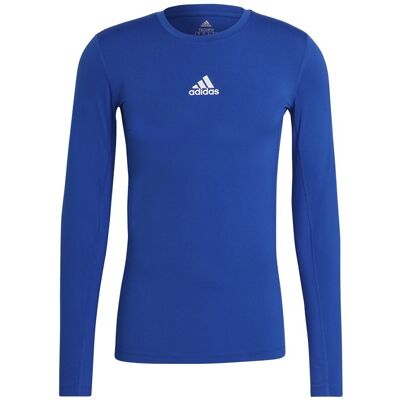 Adidas Koszulka męska, TechFit LS Top GU7335, niebieska, rozmiar XL Adidas Koszulka męska, TechFit LS Top GU7335, niebieska, rozmiar XL