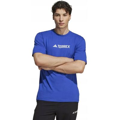 Adidas TERREX CLASSIC LOGO KOSZULKA MĘSKA NIEBIESKA ROZMIAR 2XL Adidas TERREX CLASSIC LOGO KOSZULKA MĘSKA NIEBIESKA ROZMIAR 2XL