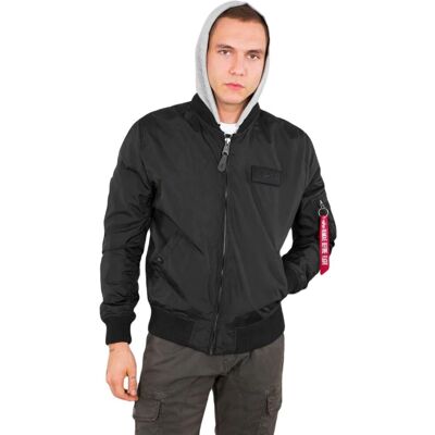 Alpha Industries Ma-1 Tt Hood Black 196108-03 M Alpha Industries Ma-1 Tt Hood Black 196108-03 M