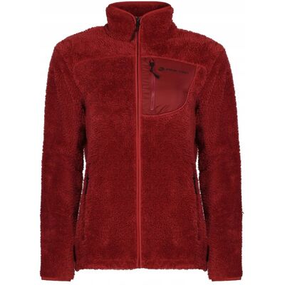 Alpine PRO Bluza damska polarowa bardzo ciepła Ferada bordowy r.L Alpine PRO Bluza damska polarowa bardzo ciepła Ferada bordowy r.L