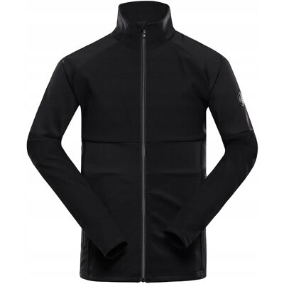 Alpine PRO Bluza męska sportowa szybkoschnąca Dozer k.czarny r.M Alpine PRO Bluza męska sportowa szybkoschnąca Dozer k.czarny r.M
