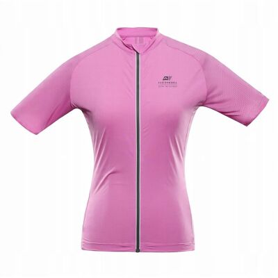 Alpine PRO Damska koszulka rowerowa rozpinana Sagena 2 k.różowy r.XL Alpine PRO Damska koszulka rowerowa rozpinana Sagena 2 k.różowy r.XL