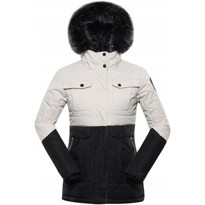 Alpine PRO Damska kurtka zimowa miejska PTX 3000 Egypa beżowy r.XXL Alpine PRO Damska kurtka zimowa miejska PTX 3000 Egypa beżowy r.XXL