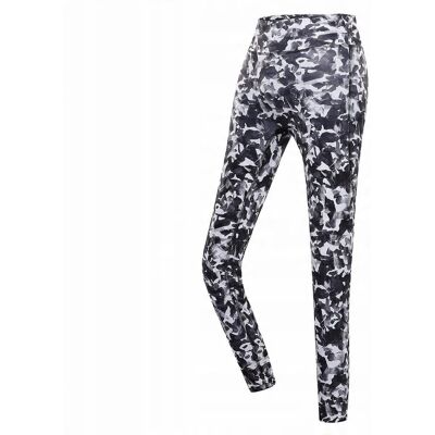 Alpine PRO Damskie sportowe legginsy Marda k.czarno-biały r.M Alpine PRO Damskie sportowe legginsy Marda k.czarno-biały r.M