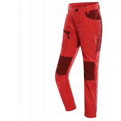 Alpine PRO Dziecięce spodnie trekkingowe softshell Akano malinowy 128-134 Alpine PRO Dziecięce spodnie trekkingowe softshell Akano malinowy 128-134