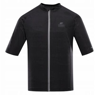 Alpine PRO Koszulka męska rowerowa rozpinana Sagen 2 k.czarny r.XXL Alpine PRO Koszulka męska rowerowa rozpinana Sagen 2 k.czarny r.XXL
