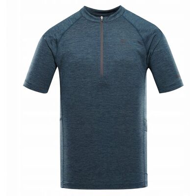 Alpine PRO Koszulka męska rowerowa z zamkiem Geret 2 k.granatowy r.XL Alpine PRO Koszulka męska rowerowa z zamkiem Geret 2 k.granatowy r.XL