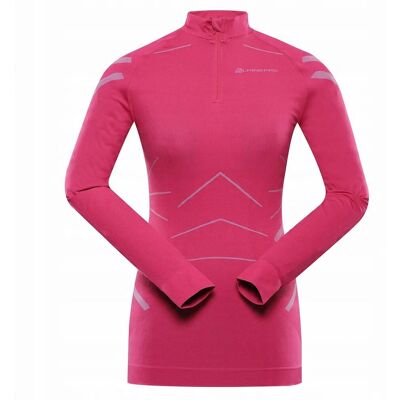 Alpine PRO Koszulka termoaktywna damska długi rękaw Seama różowy XL-XXL Alpine PRO Koszulka termoaktywna damska długi rękaw Seama różowy XL-XXL
