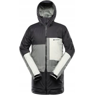 Alpine PRO Kurtka męska snowboardowa 10000 Garg k.szary r.XXL Alpine PRO Kurtka męska snowboardowa 10000 Garg k.szary r.XXL