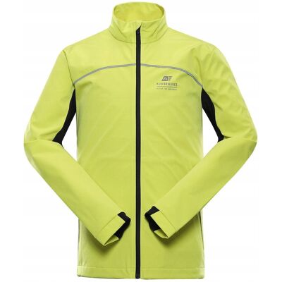 Alpine PRO Kurtka męska sportowa softshell 8000 Geroc żółty r.S Alpine PRO Kurtka męska sportowa softshell 8000 Geroc żółty r.S