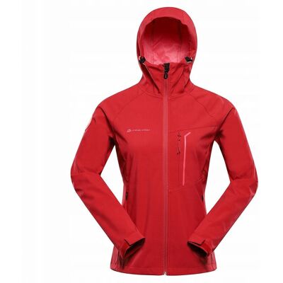 Alpine PRO Kurtka trekkingowa damska softshell 8000 Esprita czerwony r.XS Alpine PRO Kurtka trekkingowa damska softshell 8000 Esprita czerwony r.XS
