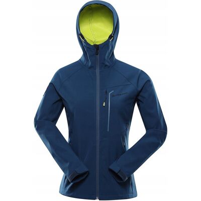 Alpine PRO Kurtka trekkingowa damska softshell 8000 Esprita niebieski r.S Alpine PRO Kurtka trekkingowa damska softshell 8000 Esprita niebieski r.S