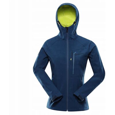 Alpine PRO Kurtka trekkingowa damska softshell 8000 Esprita niebieski r.XXL Alpine PRO Kurtka trekkingowa damska softshell 8000 Esprita niebieski r.XXL