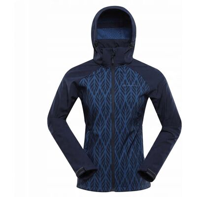 Alpine PRO Kurtka trekkingowa damska softshell 8000 Hoora granatowy r.S Alpine PRO Kurtka trekkingowa damska softshell 8000 Hoora granatowy r.S