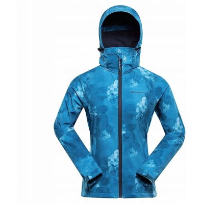 Alpine PRO Kurtka trekkingowa damska softshell 8000 Hoora niebieski r.S Alpine PRO Kurtka trekkingowa damska softshell 8000 Hoora niebieski r.S