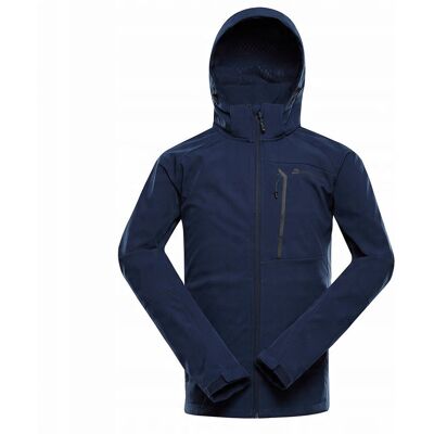 Alpine PRO Kurtka trekkingowa męska softshell 8000 Hoor c.niebieski r.XL Alpine PRO Kurtka trekkingowa męska softshell 8000 Hoor c.niebieski r.XL