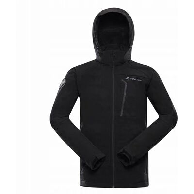 Alpine PRO Kurtka trekkingowa męska softshell 8000 Hoor czarny r.S Alpine PRO Kurtka trekkingowa męska softshell 8000 Hoor czarny r.S