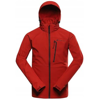 Alpine PRO Kurtka trekkingowa męska softshell 8000 Hoor czerwony r.3XL Alpine PRO Kurtka trekkingowa męska softshell 8000 Hoor czerwony r.3XL