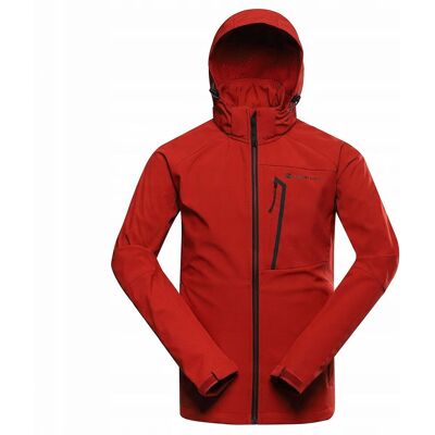 Alpine PRO Kurtka trekkingowa męska softshell 8000 Hoor czerwony r.XXL Alpine PRO Kurtka trekkingowa męska softshell 8000 Hoor czerwony r.XXL