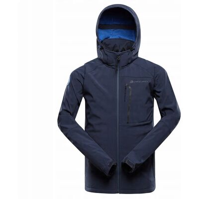 Alpine PRO Kurtka trekkingowa męska softshell 8000 Hoor granatowy r.XXL Alpine PRO Kurtka trekkingowa męska softshell 8000 Hoor granatowy r.XXL
