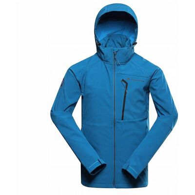 Alpine PRO Kurtka trekkingowa męska softshell 8000 Hoor niebieski r.S Alpine PRO Kurtka trekkingowa męska softshell 8000 Hoor niebieski r.S