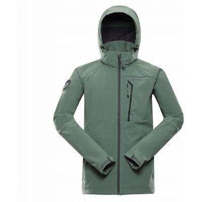 Alpine PRO Kurtka trekkingowa męska softshell 8000 Hoor zielony r.3XL Alpine PRO Kurtka trekkingowa męska softshell 8000 Hoor zielony r.3XL
