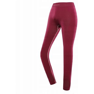 Alpine PRO Legginsy termoaktywne damskie Lessa bordowy XL-XXL Alpine PRO Legginsy termoaktywne damskie Lessa bordowy XL-XXL