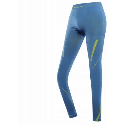 Alpine PRO Legginsy termoaktywne męskie Less niebieski M-L Alpine PRO Legginsy termoaktywne męskie Less niebieski M-L