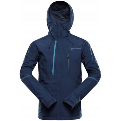 Alpine PRO Męska kurtka turystyczna 10.000 Norem 2 k.granatowy r.3XL Alpine PRO Męska kurtka turystyczna 10.000 Norem 2 k.granatowy r.3XL