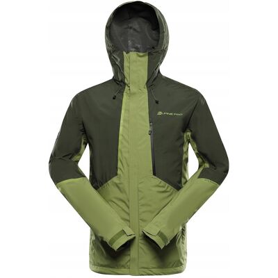 Alpine PRO Męska kurtka turystyczna 10.000 Norem 2 k.zielony r.4XL Alpine PRO Męska kurtka turystyczna 10.000 Norem 2 k.zielony r.4XL