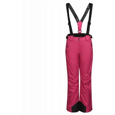 Alpine PRO Spodnie damskie narciarskie z szelkami 10000 Edesa różowy XL Alpine PRO Spodnie damskie narciarskie z szelkami 10000 Edesa różowy XL