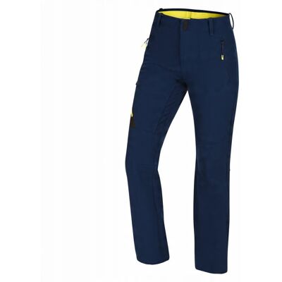 Alpine PRO Spodnie damskie trekking zimowe softshell Hurfa niebieski r.40 Alpine PRO Spodnie damskie trekking zimowe softshell Hurfa niebieski r.40