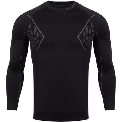 Alpinus, Spodnie termoaktywne męskie Alpinus Active Base Layer czarno-szare GT43194 Alpinus, Spodnie termoaktywne męskie Alpinus Active Base Layer czarno-szare GT43194