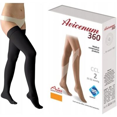 Aries Avicenum 360 Pończochy Uciskowe Ccl2 Lamówka Zamkni Czarne S Long Aries Avicenum 360 Pończochy Uciskowe Ccl2 Lamówka Zamkni Czarne S Long