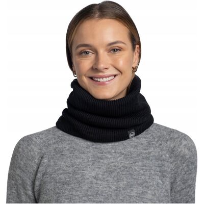 Bandana BUFF KNITTED & FLEECE NECKWARMER RENVI BLACK one size Bandana BUFF KNITTED & FLEECE NECKWARMER RENVI BLACK one size