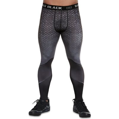 Bas Black, Legginsy męskie, Hardmen, szary, rozmiar S Bas Black, Legginsy męskie, Hardmen, szary, rozmiar S