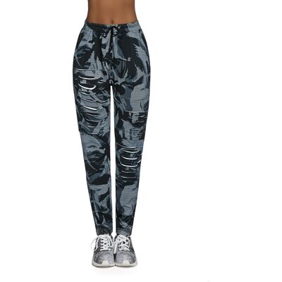 Bas Black, Spodnie fitness damskie, Yank, szare, rozmiar S Bas Black, Spodnie fitness damskie, Yank, szare, rozmiar S