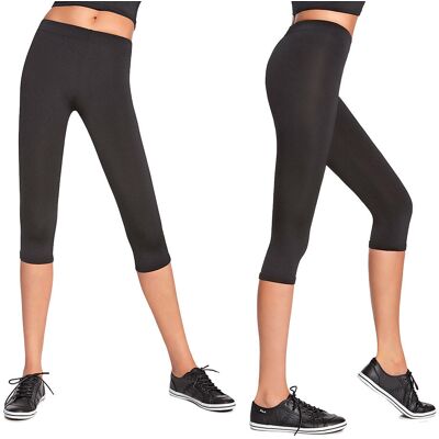 Bas Black, Spodnie sportowe 3/4 damskie, Forcefit 70, czarne, rozmiar S Bas Black, Spodnie sportowe 3/4 damskie, Forcefit 70, czarne, rozmiar S
