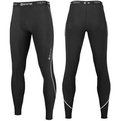 Bielizna Termoaktywna Męska Spodnie Legginsy TSMLF100 SKINS Czarna L Bielizna Termoaktywna Męska Spodnie Legginsy TSMLF100 SKINS Czarna L