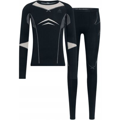 Inny producent Bielizna termoaktywna Odlo Fundamentals Performance Warm Set Long - czarna, rozmiar XL Inny producent Bielizna termoaktywna Odlo Fundamentals Performance Warm Set Long - czarna, rozmiar XL