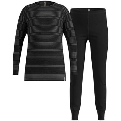 Bielizna Termoaktywna - Zestaw Odlo Set Long Active Warm Set Roz. 128cm Czarna Bielizna Termoaktywna - Zestaw Odlo Set Long Active Warm Set Roz. 128cm Czarna