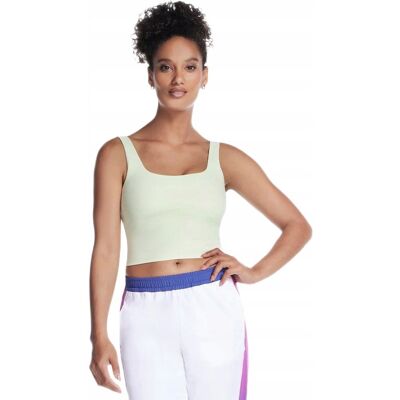 Biustonosz damski sportowy SKECHERS GOFLEX RIB LONGLINE BR1-LGLM Zielony XS Biustonosz damski sportowy SKECHERS GOFLEX RIB LONGLINE BR1-LGLM Zielony XS